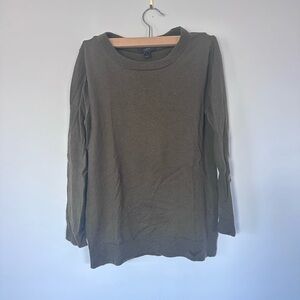 J. Crew Merino Wool Sweater in Olive
